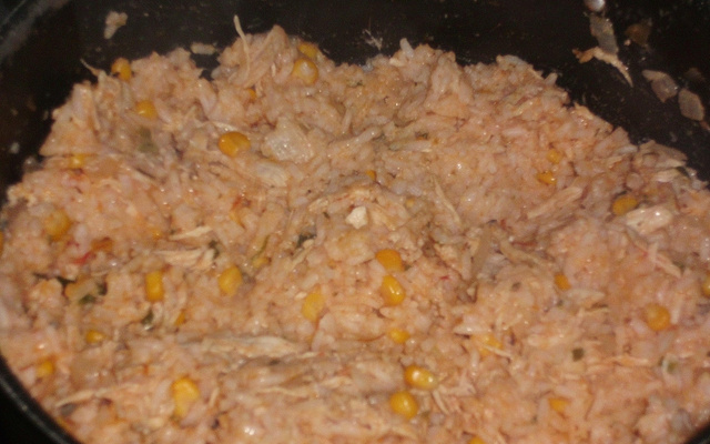 Risoto de frango mágico