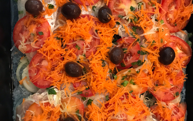 Filé de peixe ao forno