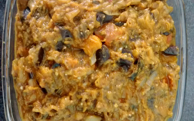 Antepasto de abóbora cabotia com berinjela