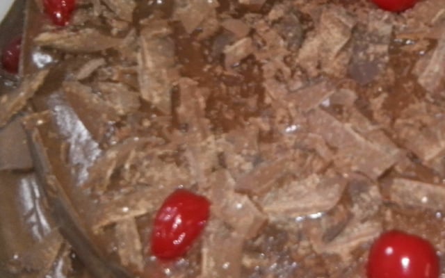 Bolo gelado de chocolate