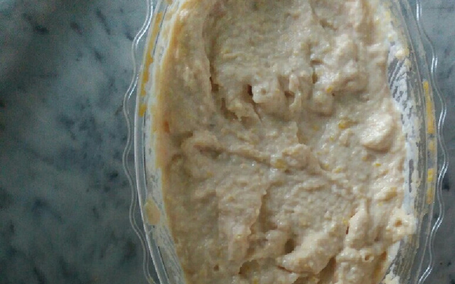 Patê de milho verde com presunto