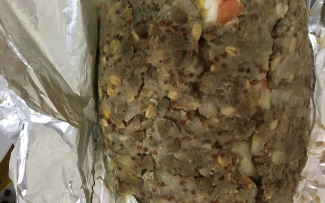 Rocambole de lentilha recheado (vegan)