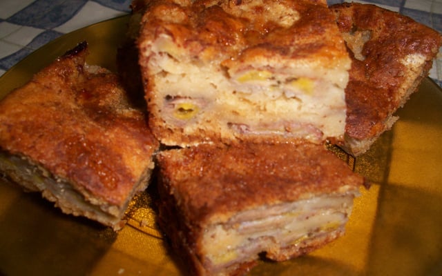 Torta seca de banana do Marcelo