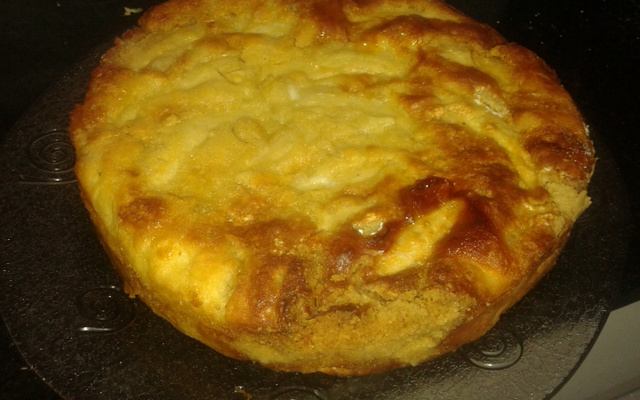 Torta de banana (massa seca)