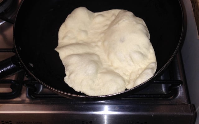 Pão Sírio Zaz Traz na Frigideira