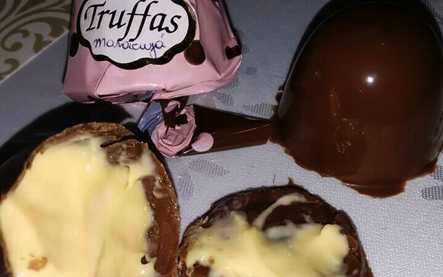 Trufão de ovomaltine