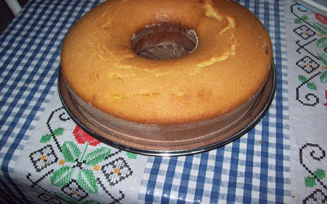 Bolo cremoso de fubá