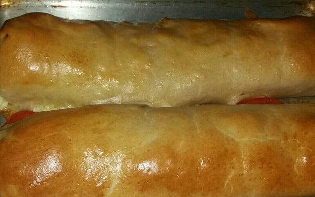 Pizza enrolada maravilhosa