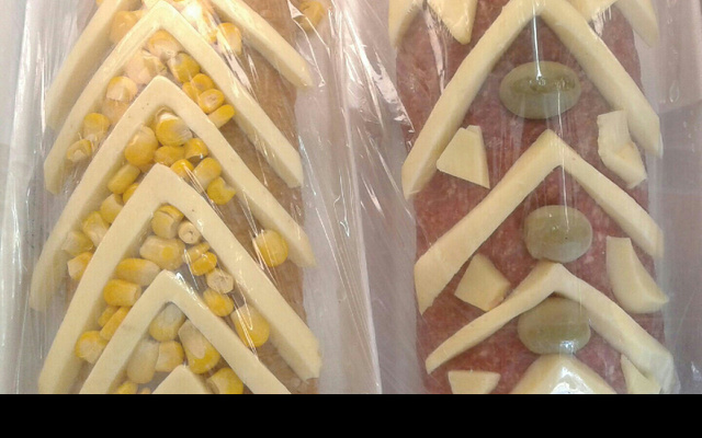 Rocambole de carne moída