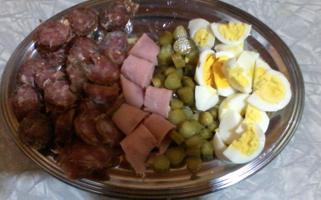 Tábua de frios deliciosa