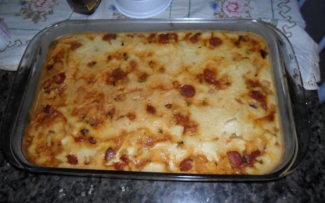 Cachorro quente de forno