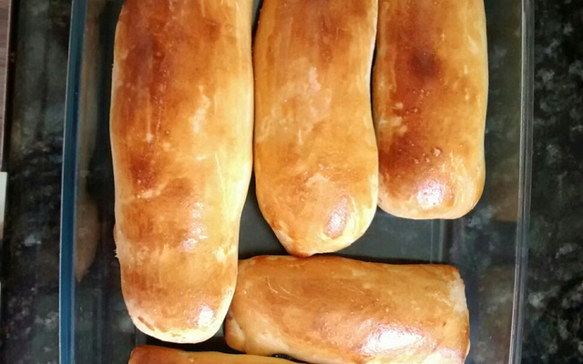 Pão de liquidificador recheado