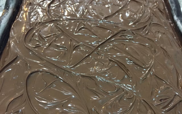 Bolo de iogurte e creme de avelã