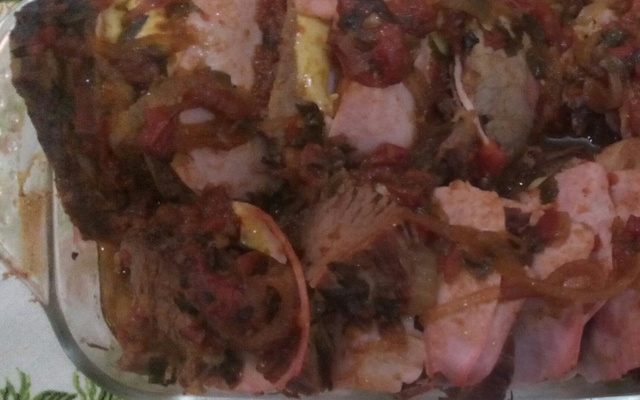 Carne assada diferente