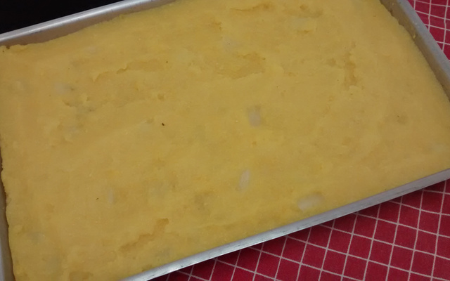 Bolo de queijo parmesão e gorgonzola