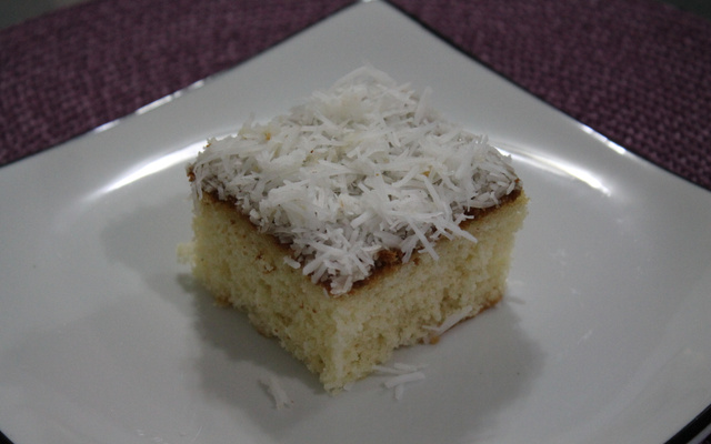 Bolo de coco de liquidificador