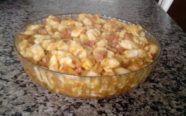 Nhoque perfeito com molho de bacon