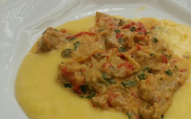 Filé mignon suíno com mostarda