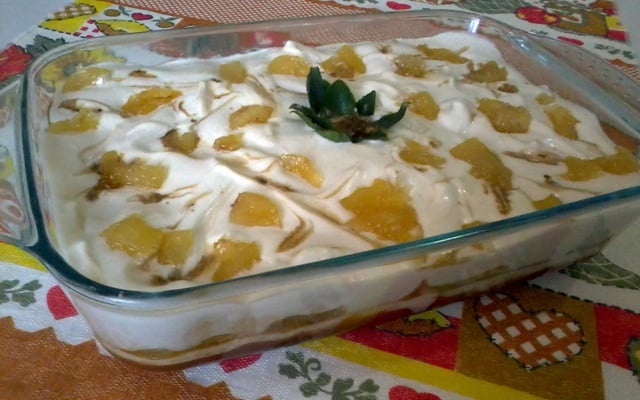 Delícia de abacaxi gelada