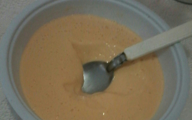 Mousse de leite em pó