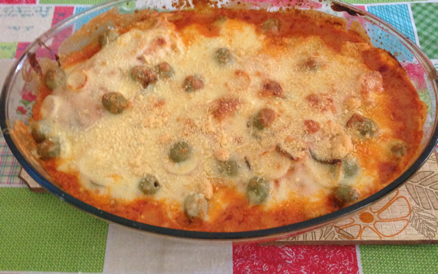 Filé de peixe da mamãe