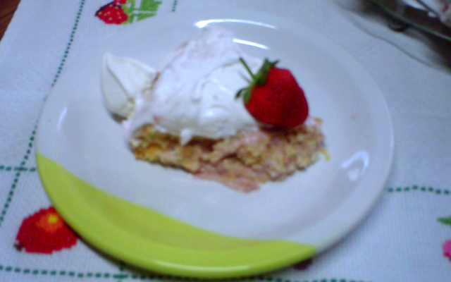 Torta delícia de morango