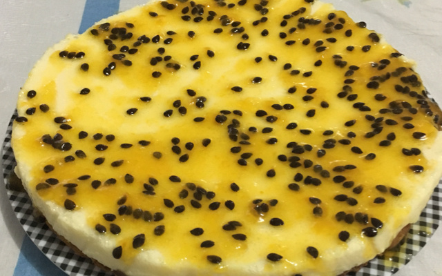 Torta Mousse de Maracujá