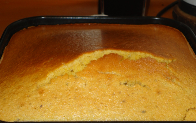 Bolo de fubá fofinho