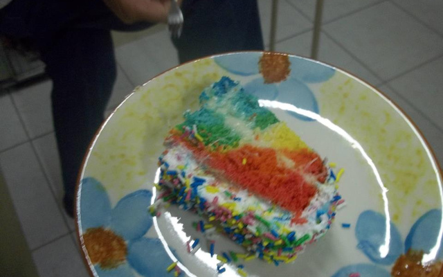 Bolo Arco-íris