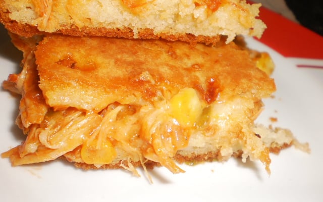 Torta de frango com requeijão