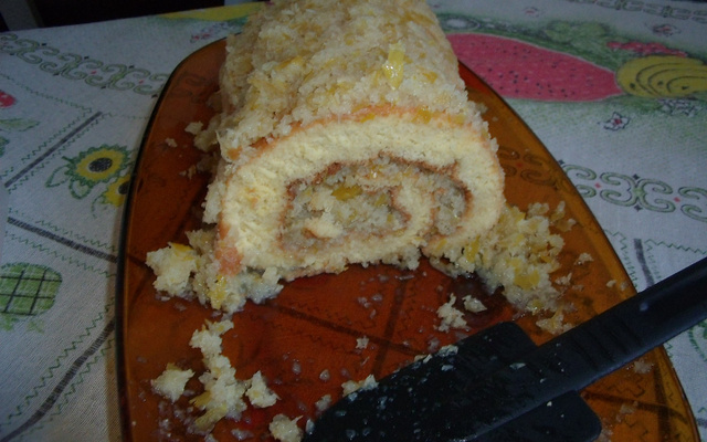 Rocambole de doce de leite