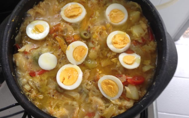 Bacalhoada de panela