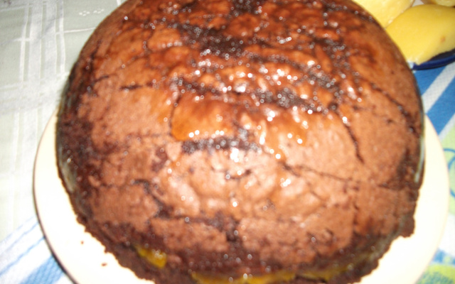 Bolo simples de fubá