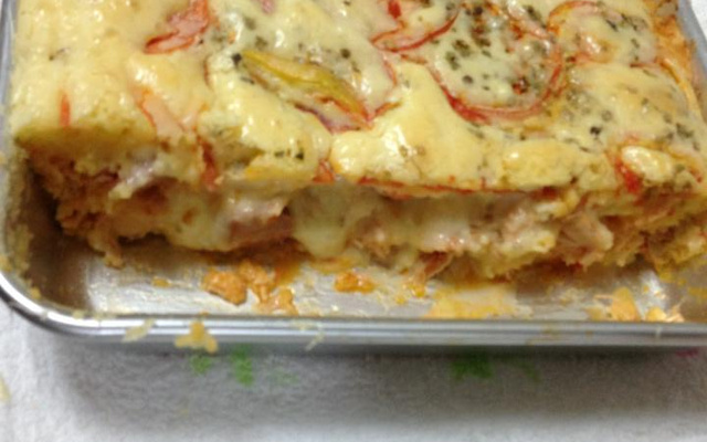 Cachorro quente de forno