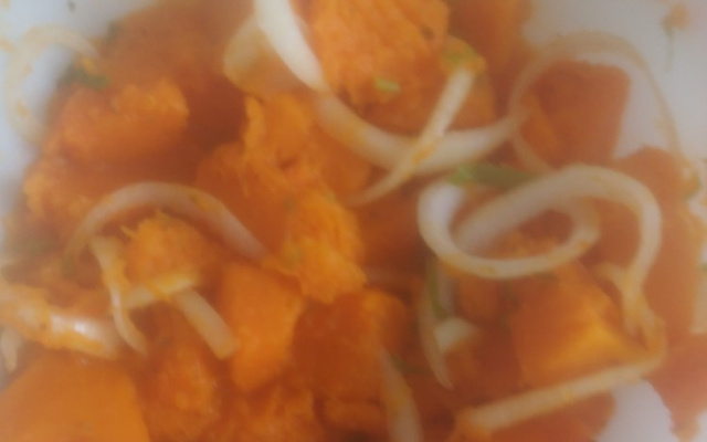 Salada de abóbora tradicional