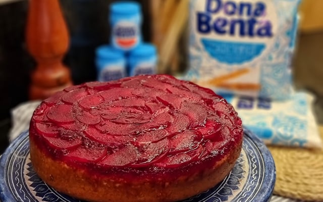 Bolo maçã do amor