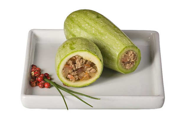 Abobrinhas recheadas