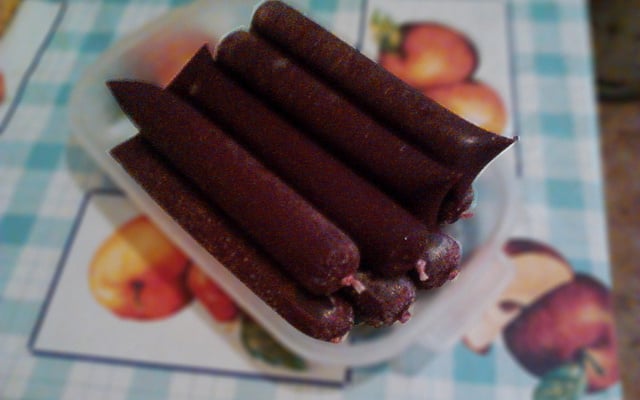 Sacolé de açaí