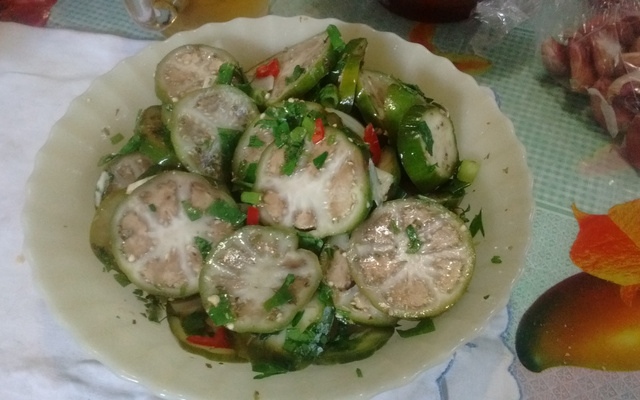 Antepasto de jiló aperitivo