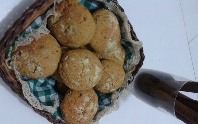 Pãezinhos de fubá enriquecido