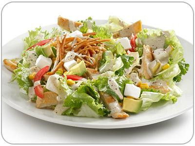 Salada Tex-Mex com Frango
