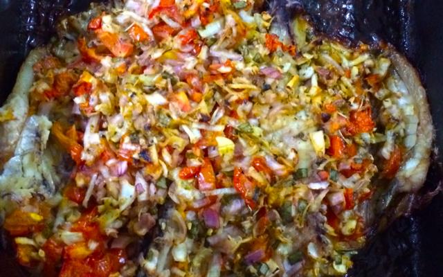 Peixe assado à moda pantaneira