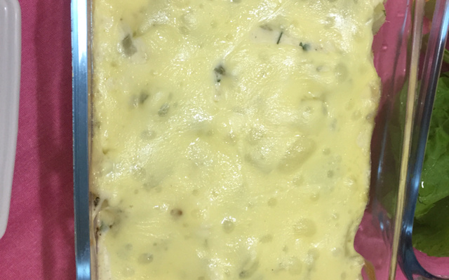 Chuchu ao molho branco