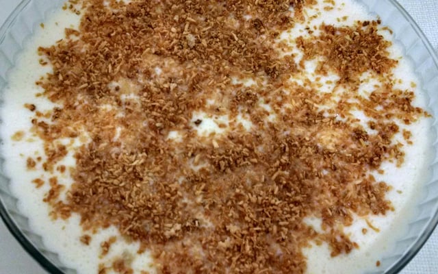 Mousse de coco da Neide