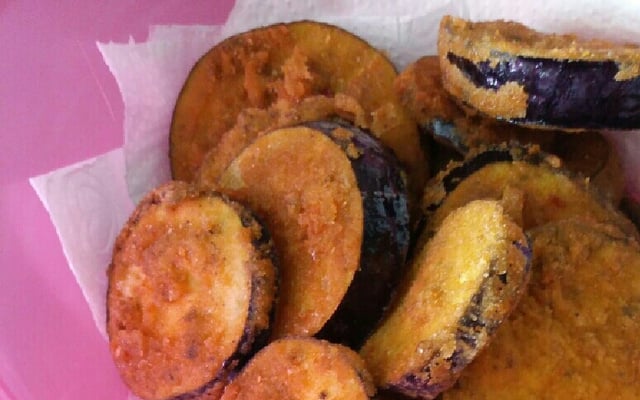 Berinjela a milanesa