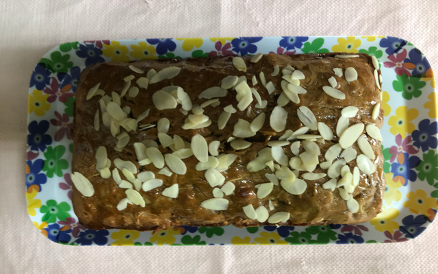 Bolo de coco e maçã