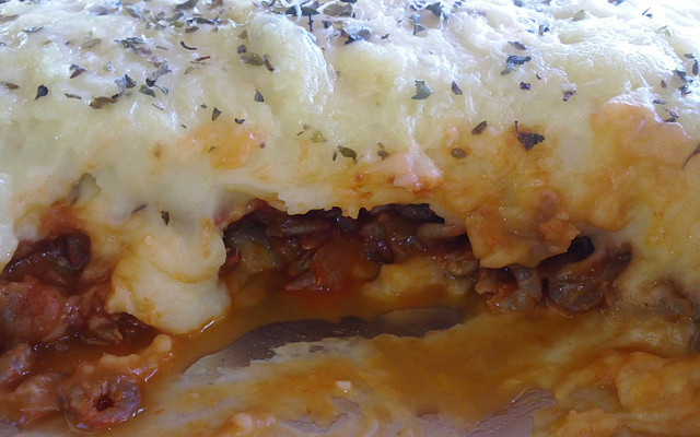 Escondidinho de camarão