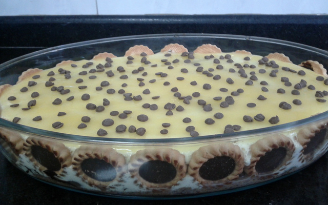 Pavê de maracujá com chocolate