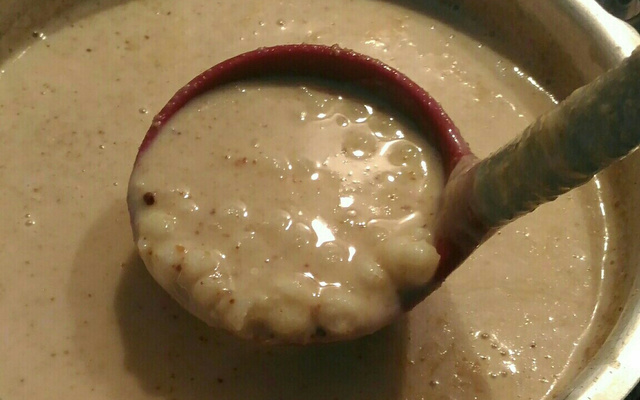 Canjicão com amendoim