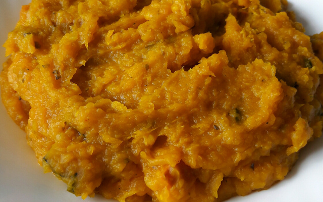 Abóbora trivial saborosa na pressão